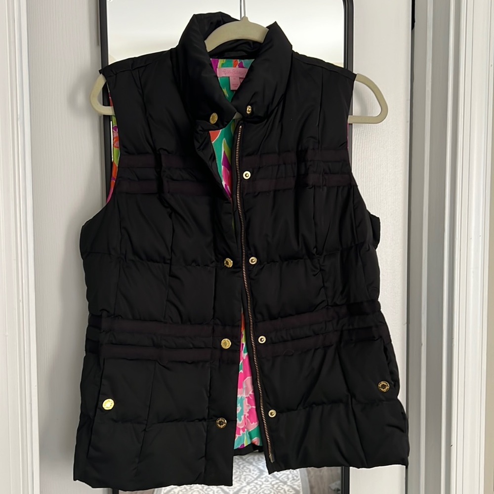 Lilly Pulitzer Kate Puffer Vest, Size Medium